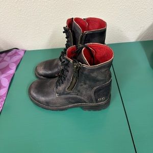 Bed Stu cobbler combat leather boots size 7